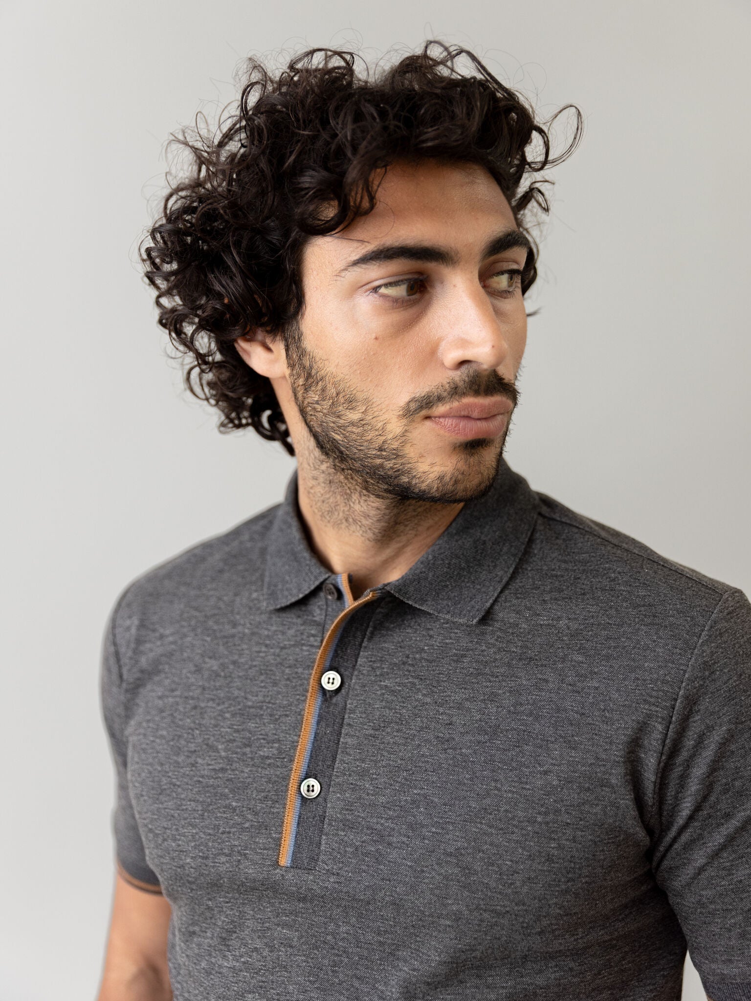 Modelshot / Grey Melange / Detail